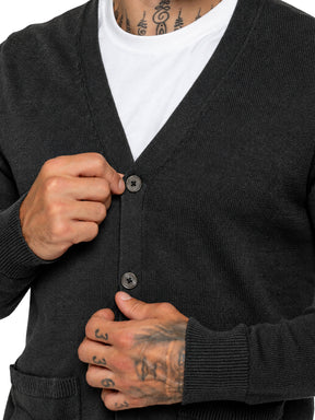 Kruze | Mens 100% Cotton Knitted Cardigan