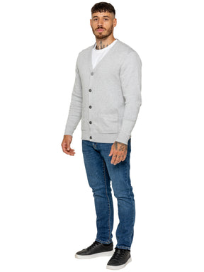 Kruze | Mens 100% Cotton Knitted Cardigan