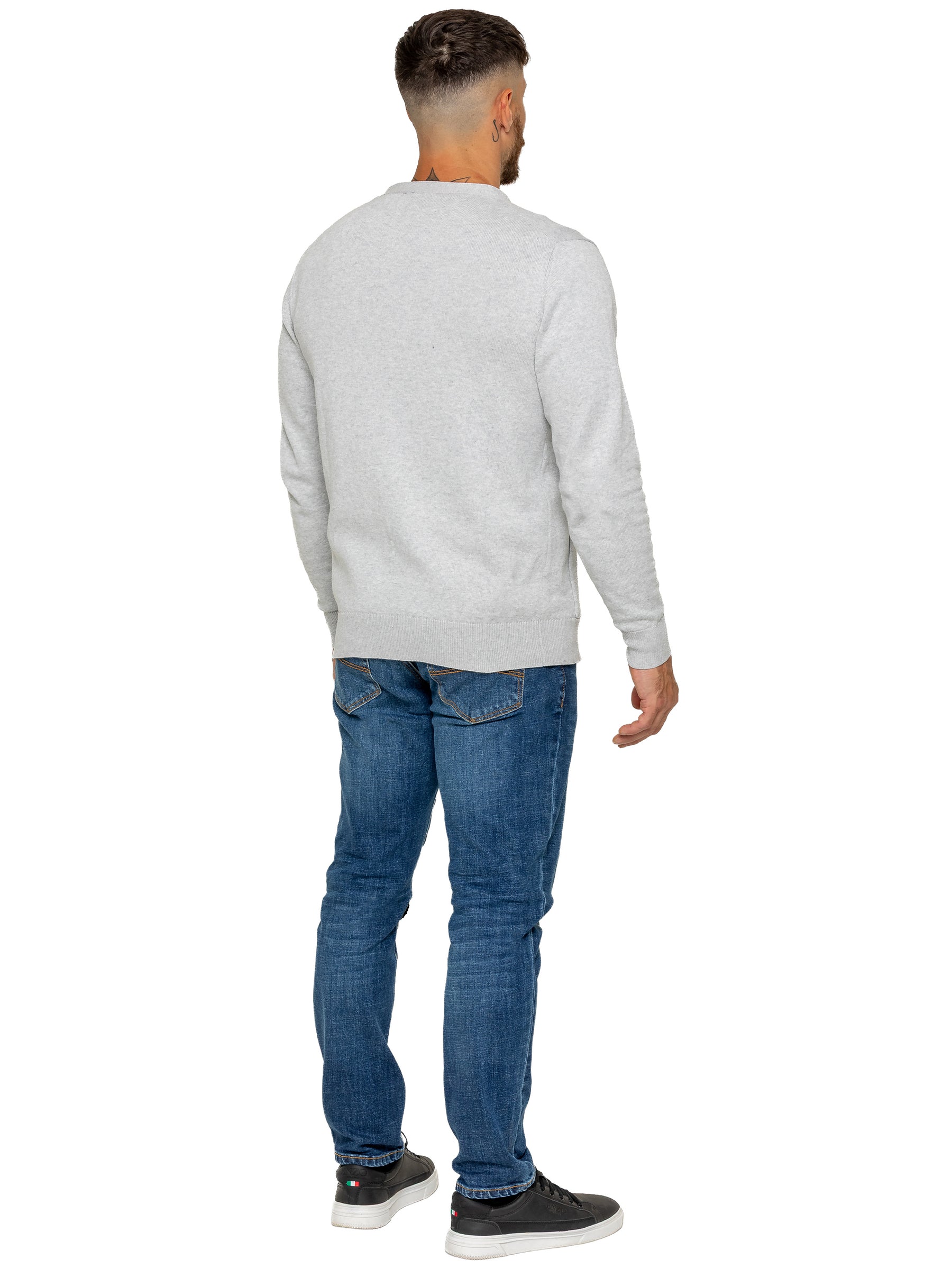 Kruze | Mens 100% Cotton Knitted Cardigan