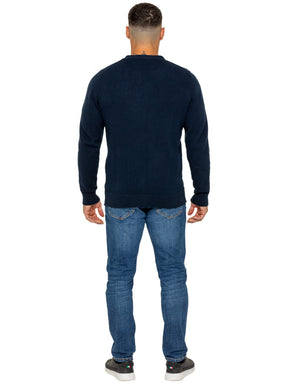 Kruze | Mens 100% Cotton Knitted Cardigan