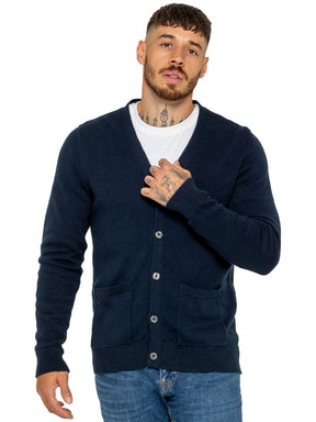 Kruze | Mens 100% Cotton Knitted Cardigan