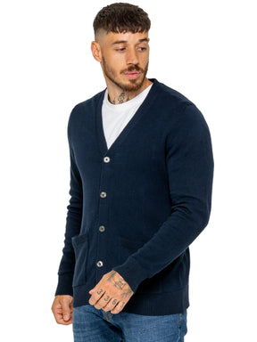 Kruze | Mens 100% Cotton Knitted Cardigan