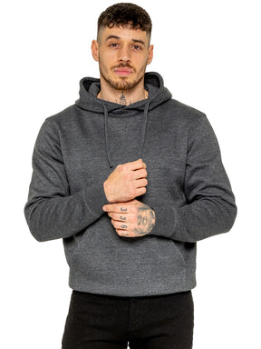Kruze | Mens Pullover Fleece Hoodie 3 Pack