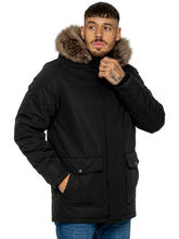 Kruze | Mens Winter Fur Collar Jacket