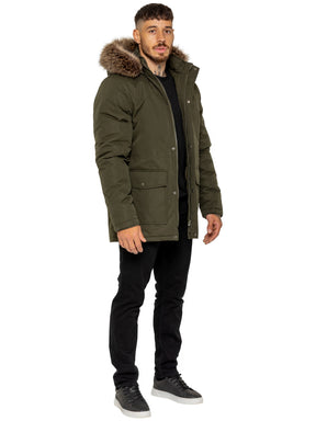 Kruze | Mens Winter Fur Collar Jacket