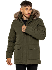 Kruze | Mens Winter Fur Collar Jacket