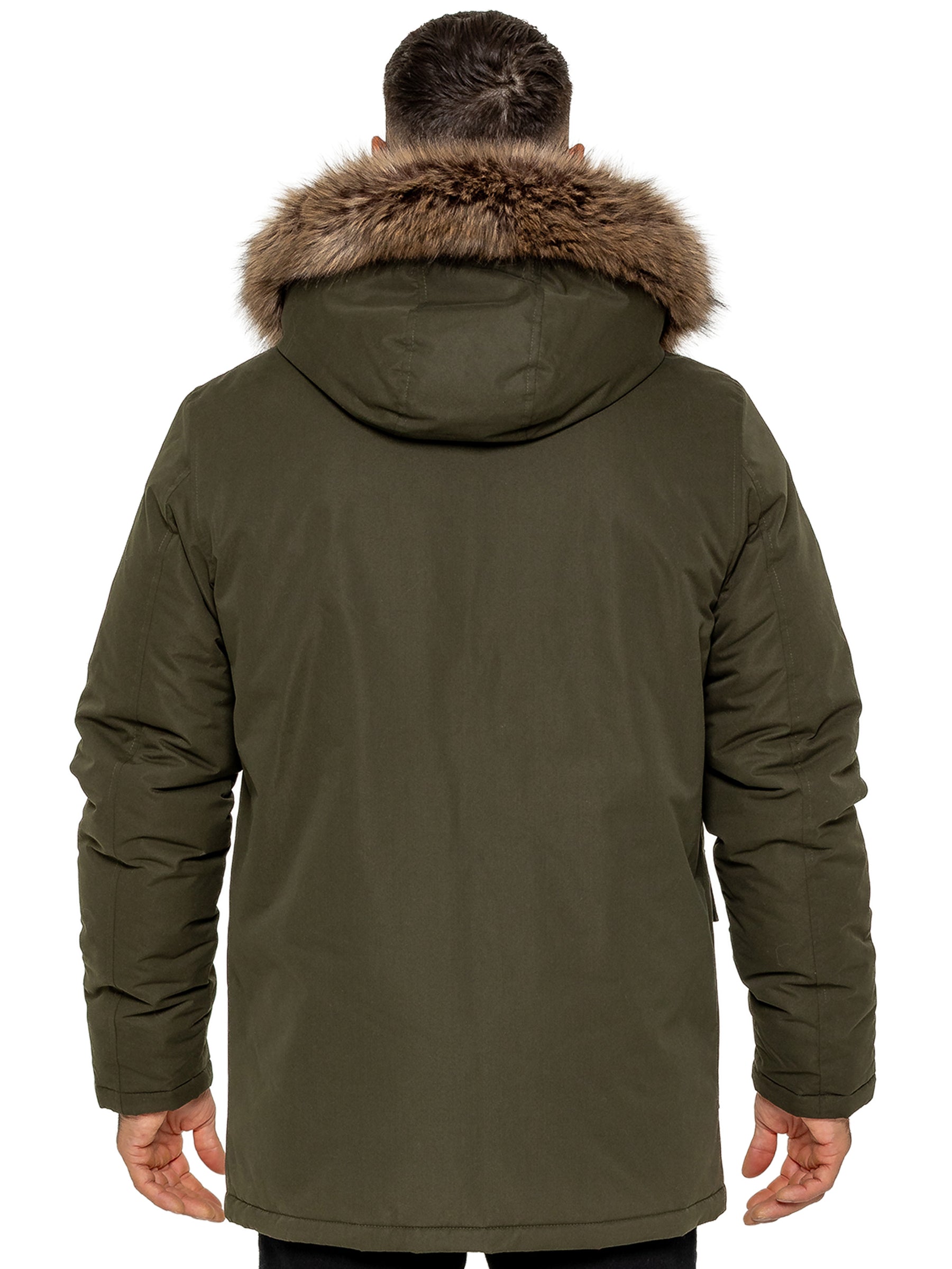 Kruze | Mens Winter Fur Collar Jacket