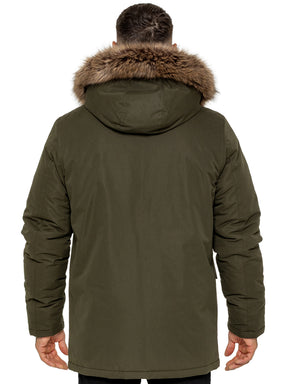 Kruze | Mens Winter Fur Collar Jacket