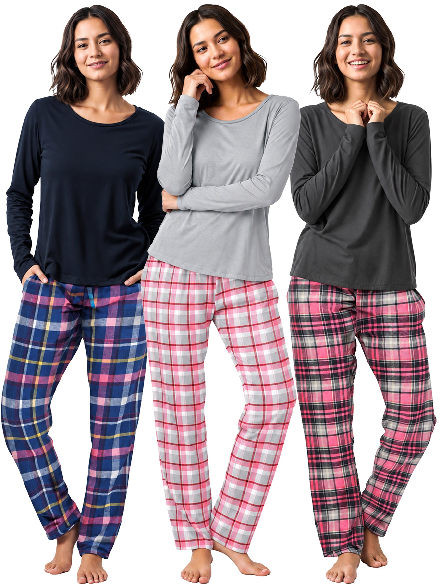 Kruze | Womens Checked Pyjama Set