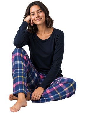 Kruze | Womens Checked Pyjama Set