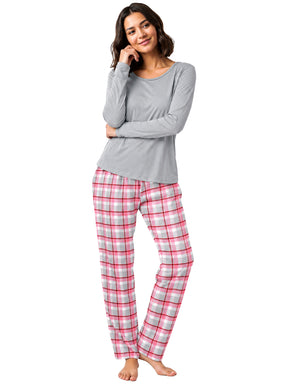 Kruze | Womens Checked Pyjama Set