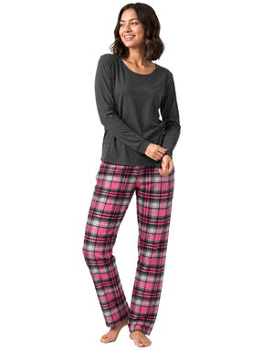 Kruze | Womens Checked Pyjama Set 2 Pack