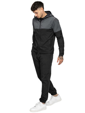 Kruze | Mens Colour-Block Tracksuit Set