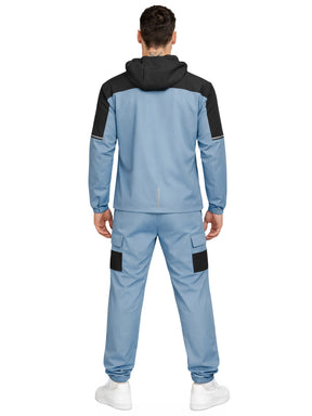 Kruze | Mens Colour Block Hooded Tracksuit Set