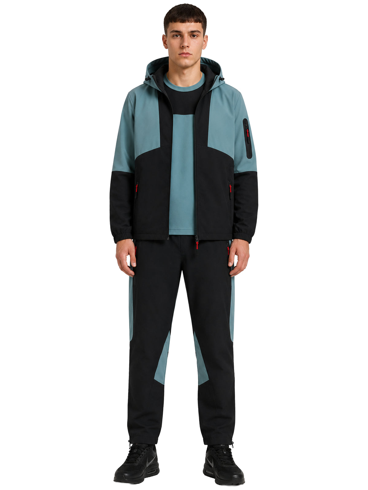 Kruze | Mens Woven 3 Piece Set - Jacket/T-Shirt/Pants