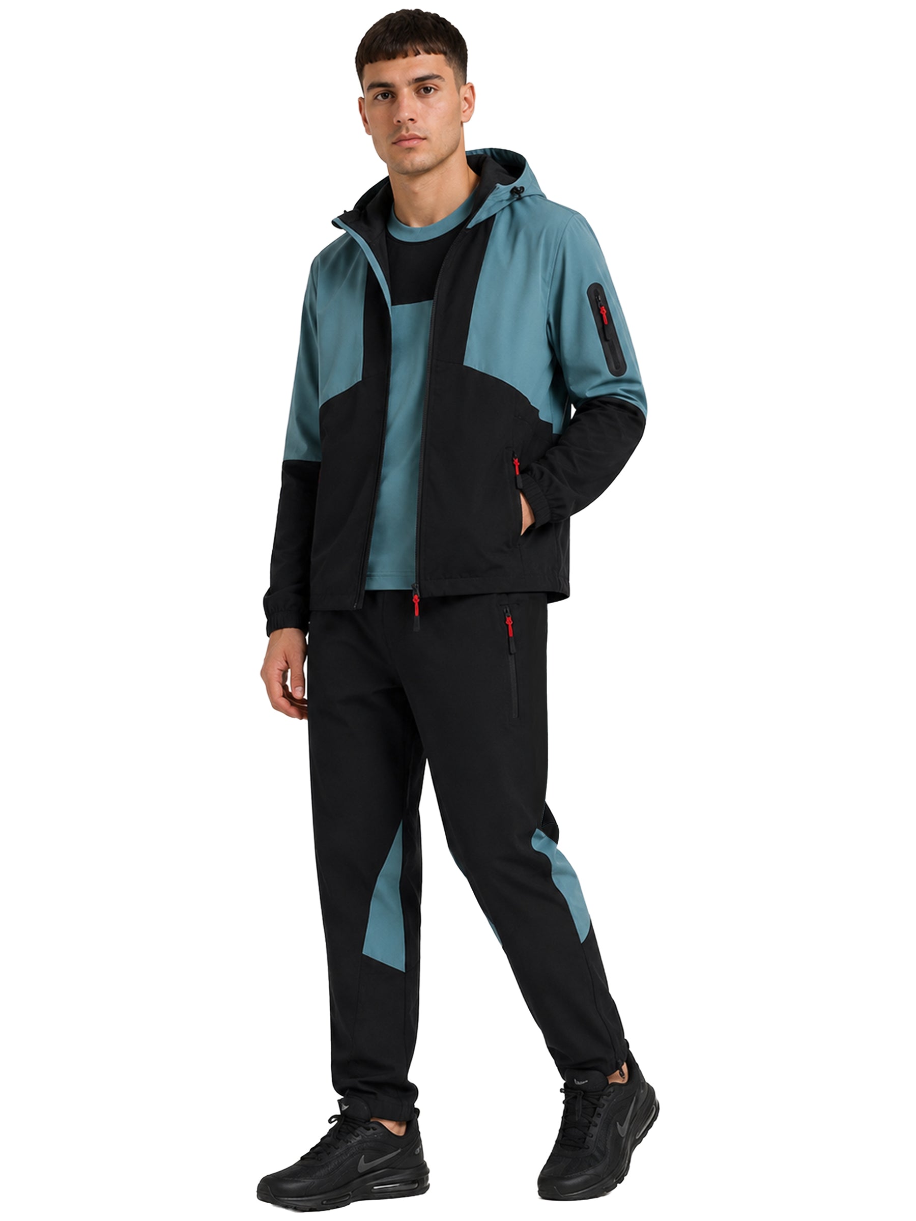 Kruze | Mens Woven 3 Piece Set - Jacket/T-Shirt/Pants