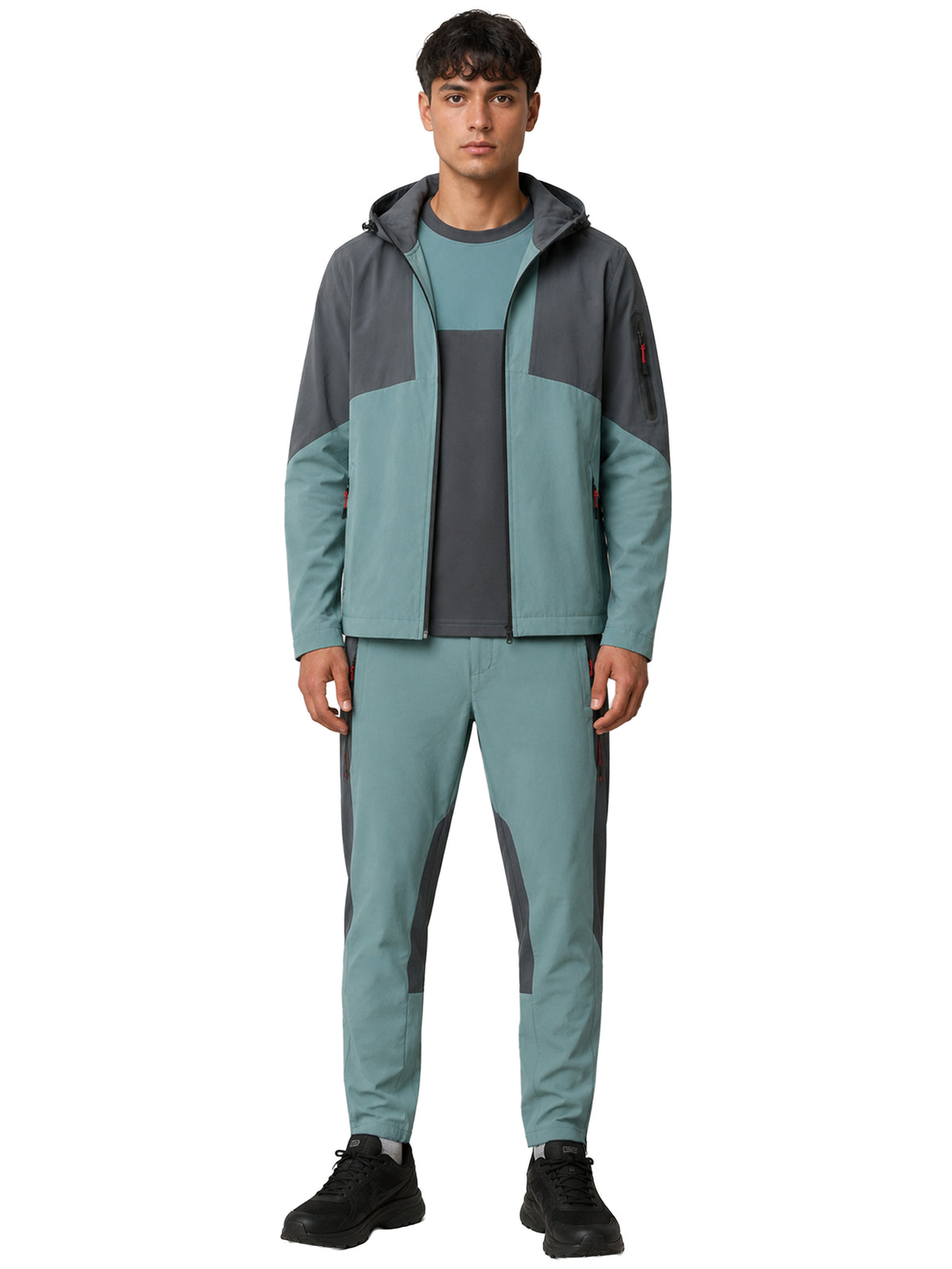 Kruze | Mens Woven 3 Piece Set - Jacket/T-Shirt/Pants