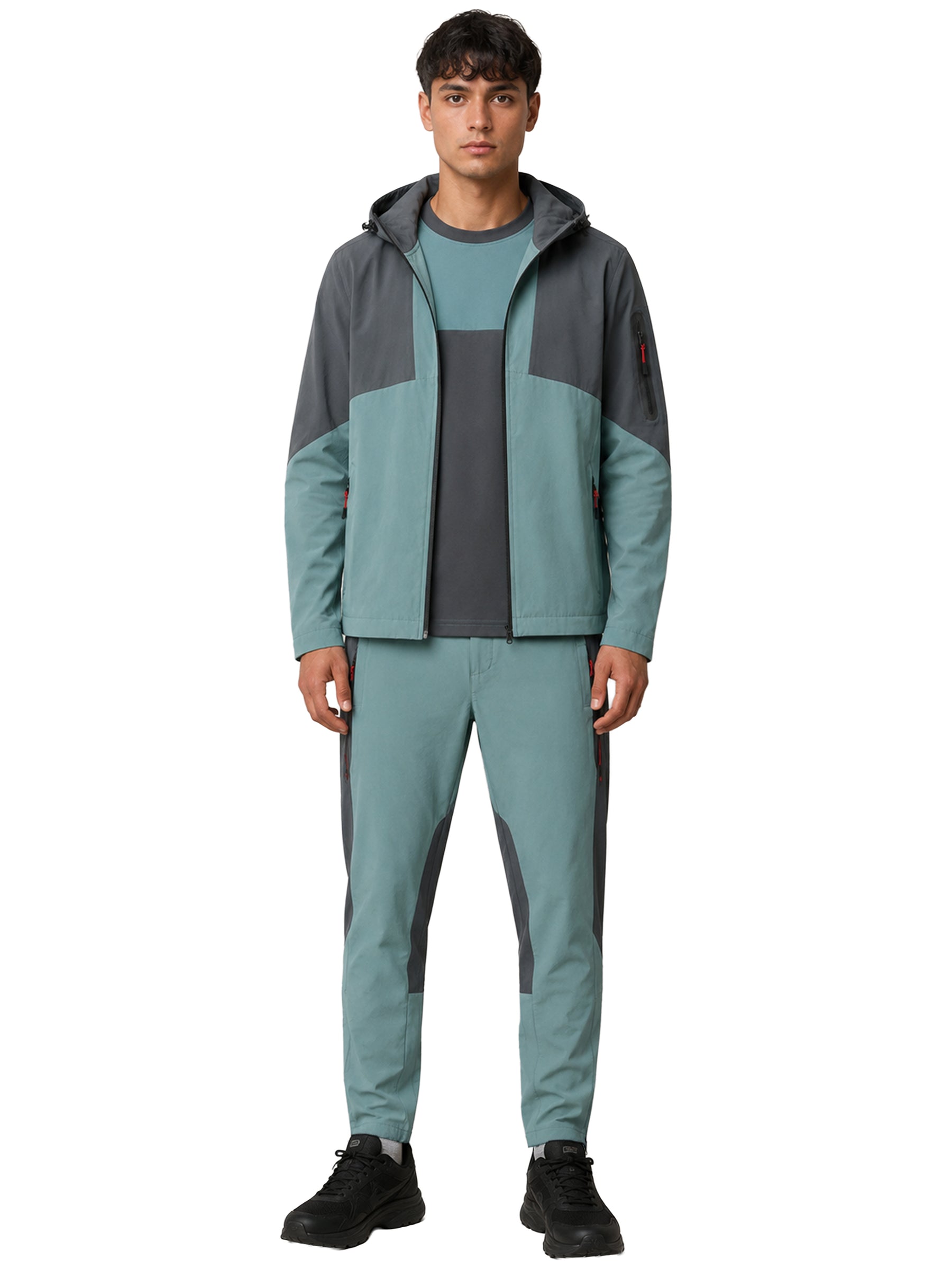 Kruze | Mens Woven 3 Piece Set - Jacket/T-Shirt/Pants