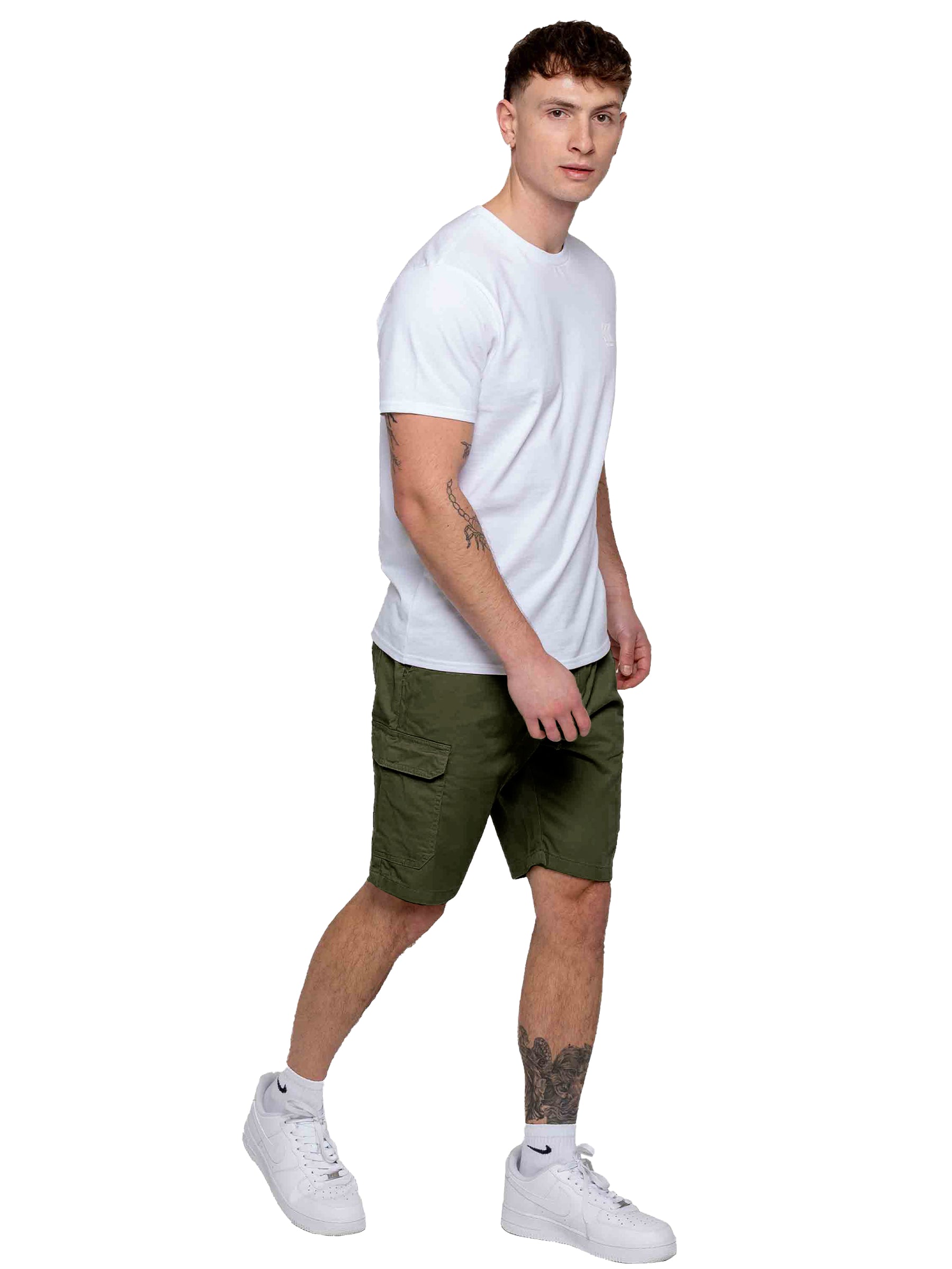 Kruze | Mens Cargo Chino Shorts