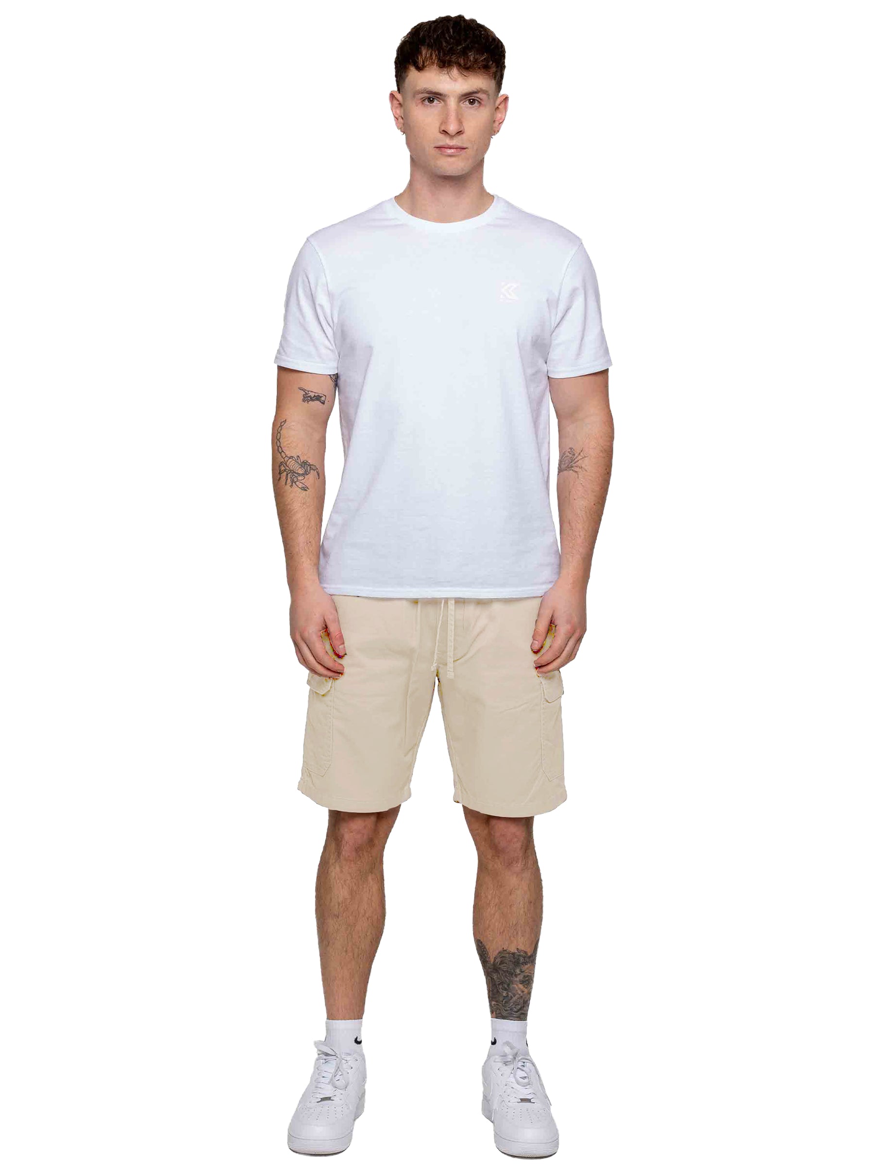 Kruze | Mens Cargo Chino Shorts