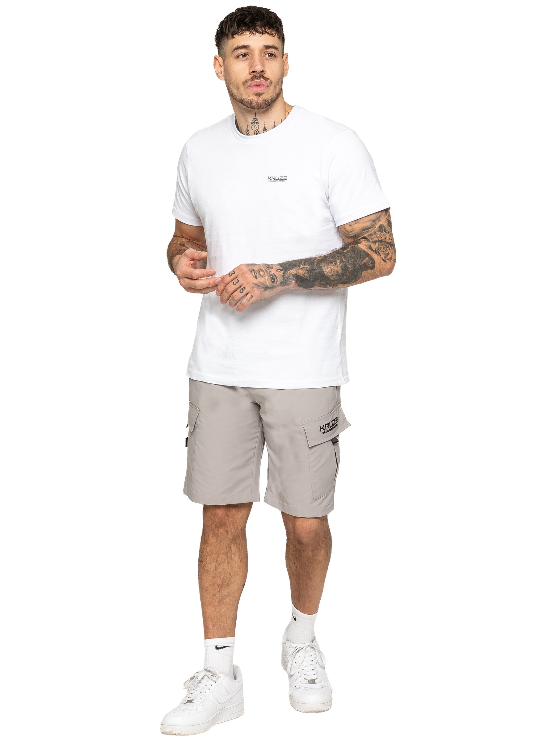 Kruze | Mens Utility Cargo Shorts
