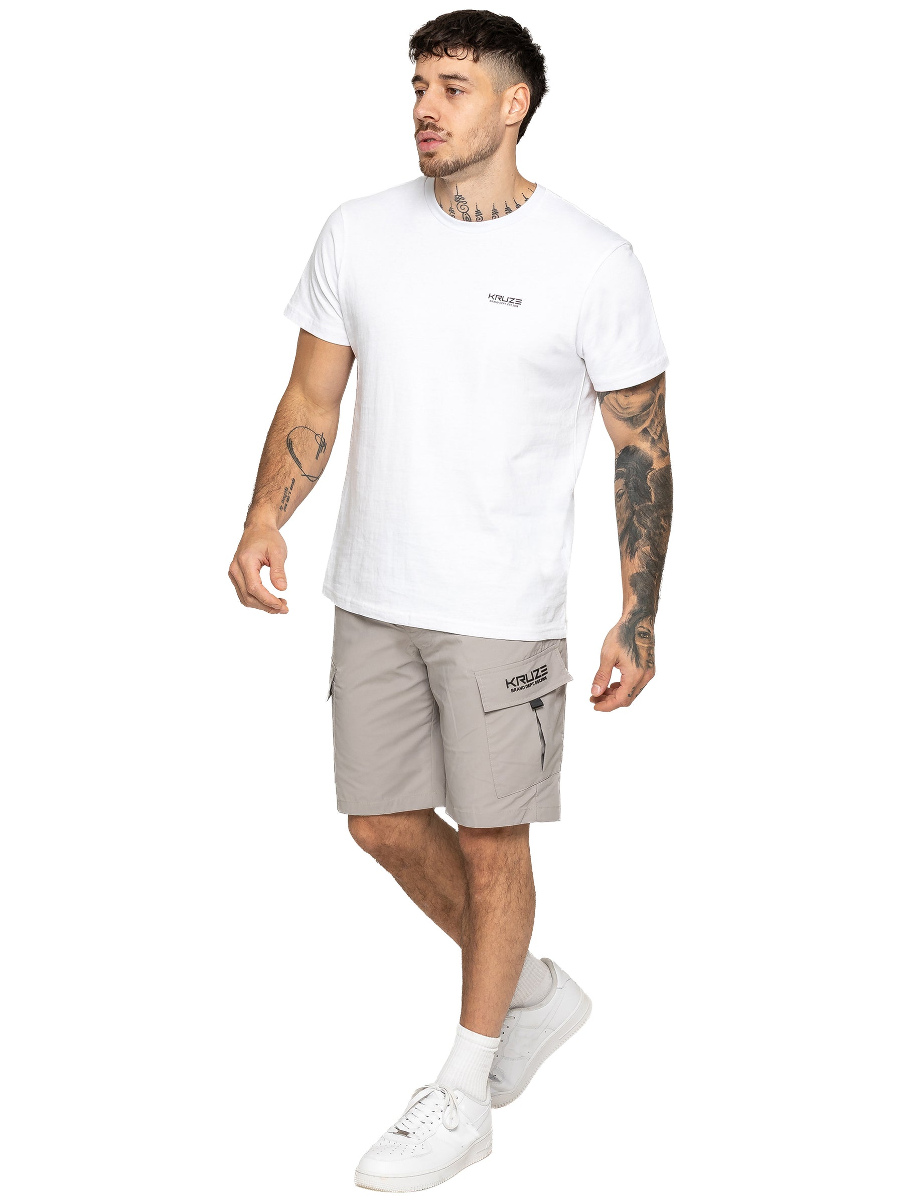 Kruze | Mens Utility Cargo Shorts