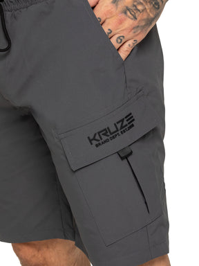 Kruze | Mens Utility Cargo Shorts