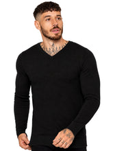 Kruze | Mens V-Neck Knitted Jumper