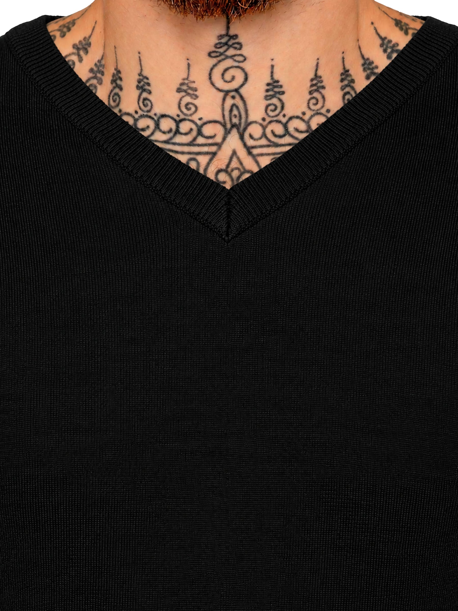 Kruze | Mens V-Neck Knitted Jumper
