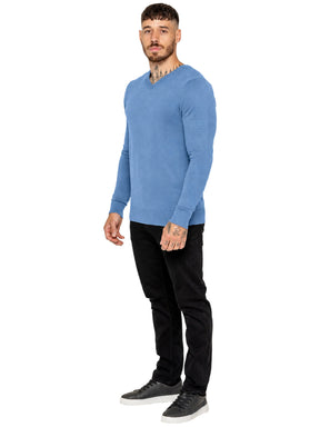 Kruze | Mens V-Neck Knitted Jumper