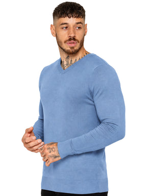 Kruze | Mens V-Neck Knitted Jumper 2 Pack