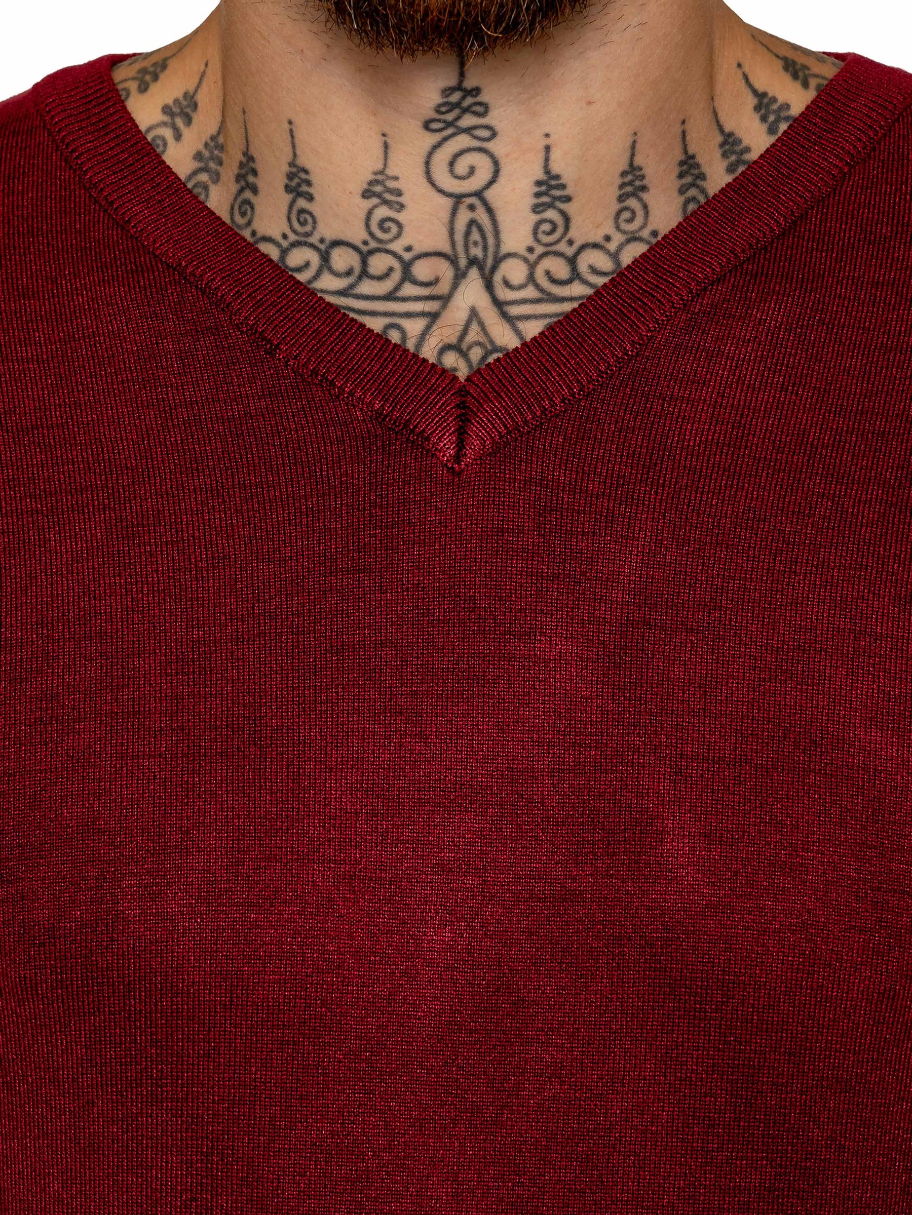 Kruze | Mens V-Neck Knitted Jumper