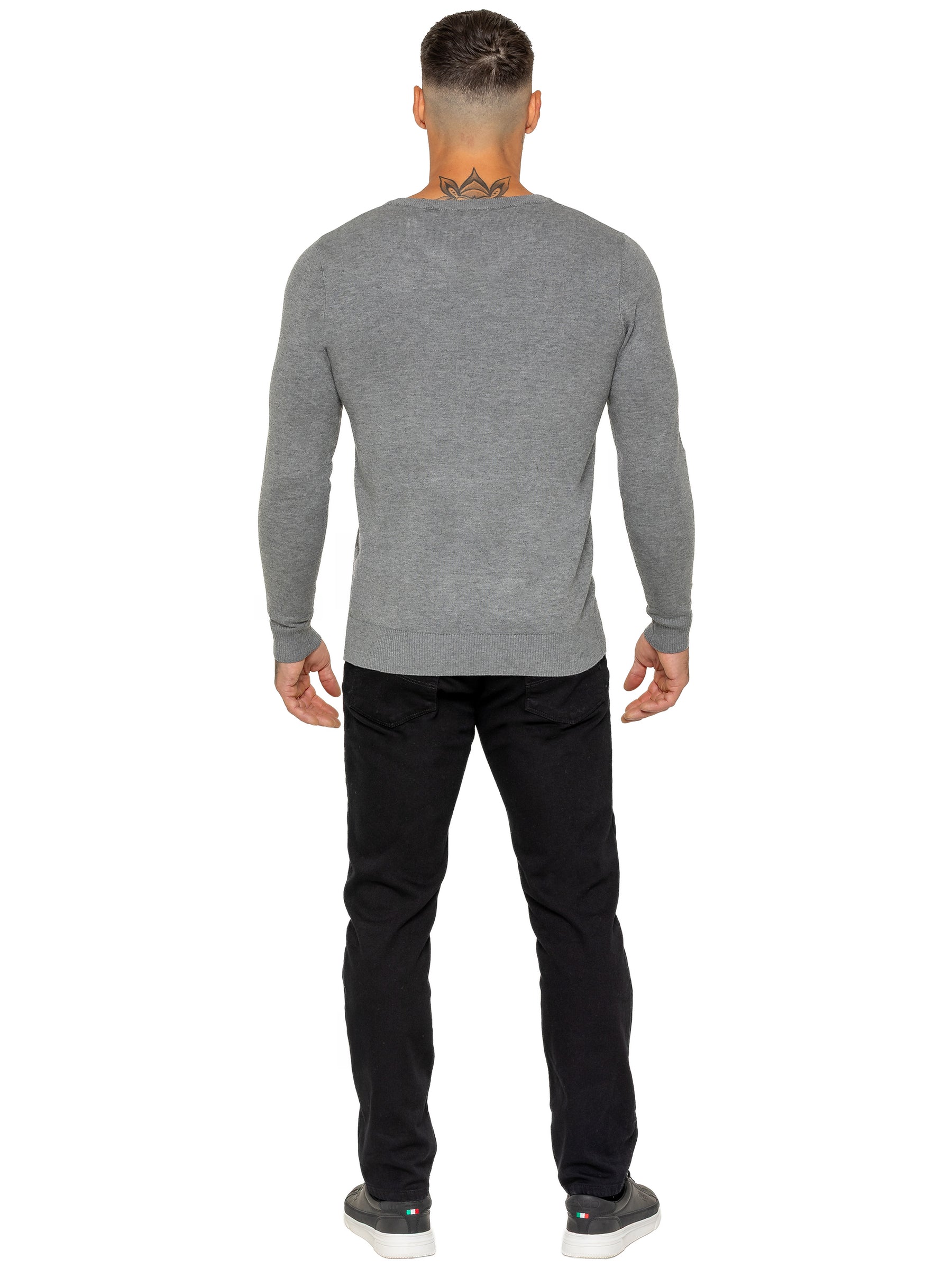 Kruze | Mens V-Neck Knitted Jumper