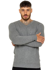 Kruze | Mens V-Neck Knitted Jumper