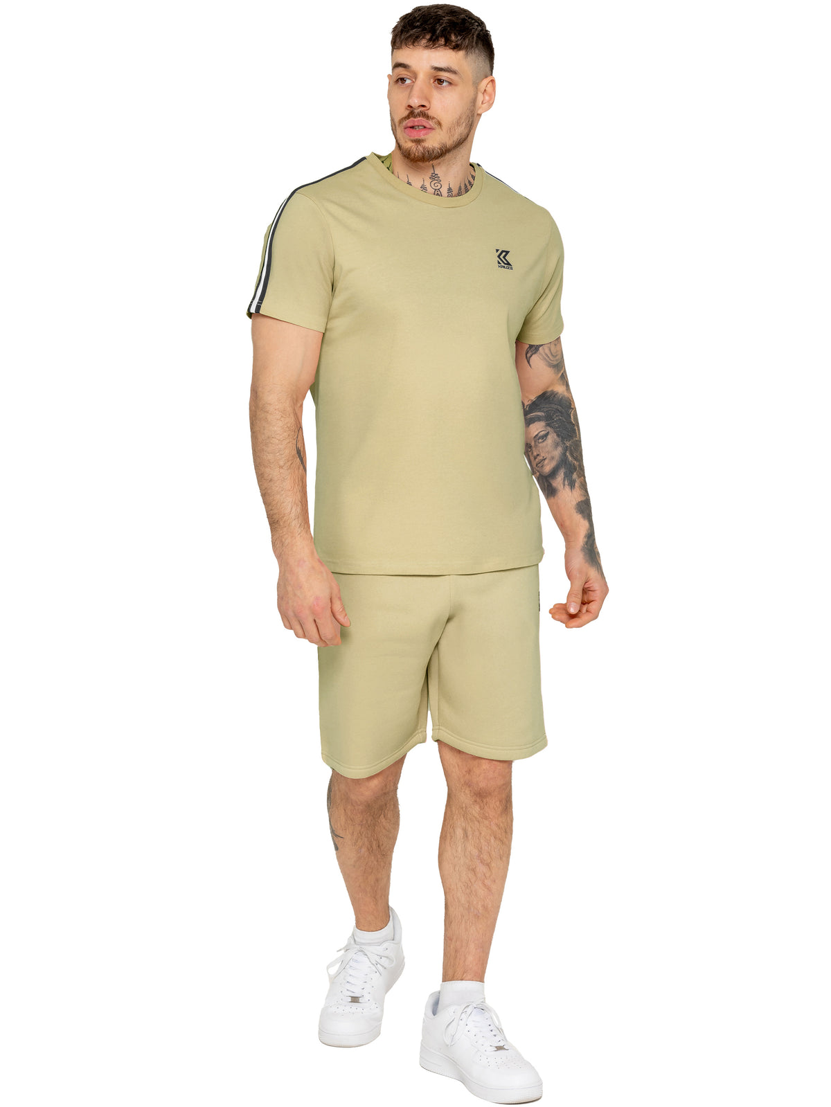 Kruze | Mens Tape T-Shirt With Shorts Set