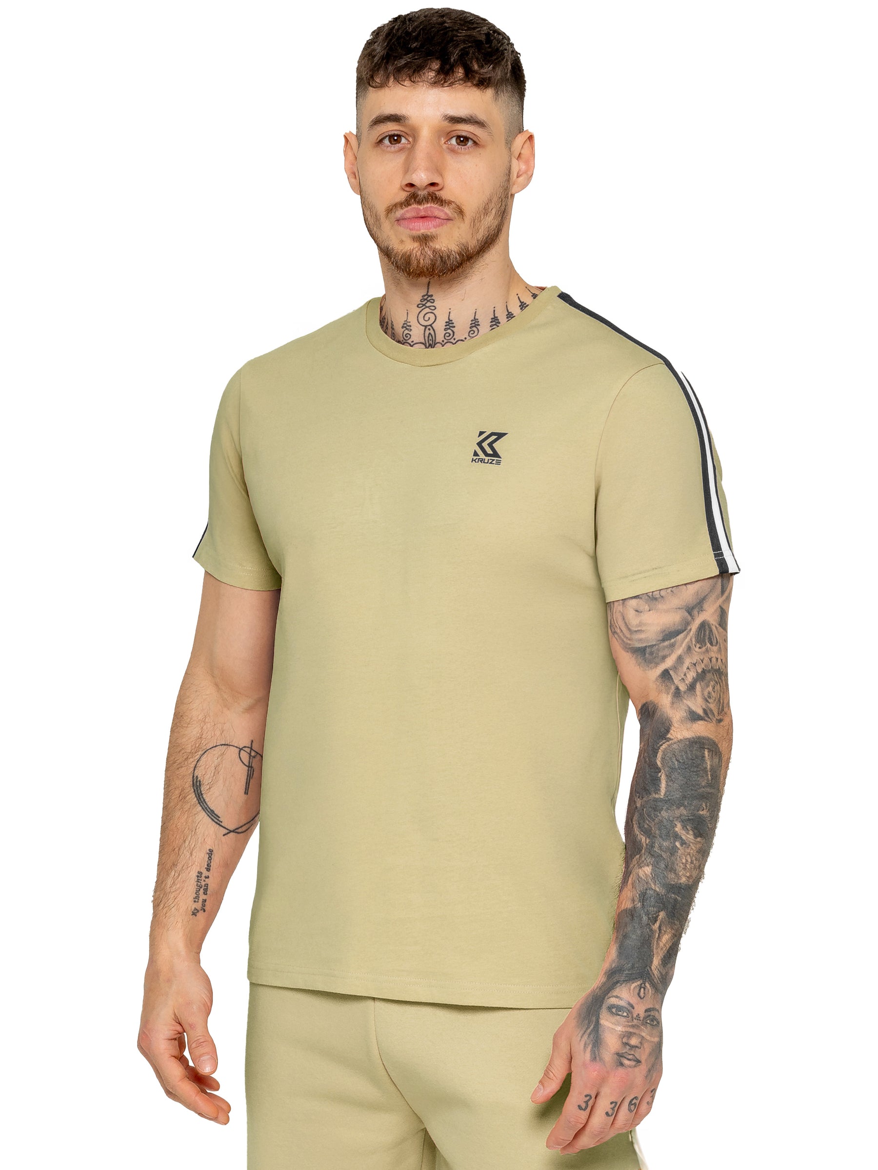 Kruze | Mens Tape T-Shirt With Shorts Set