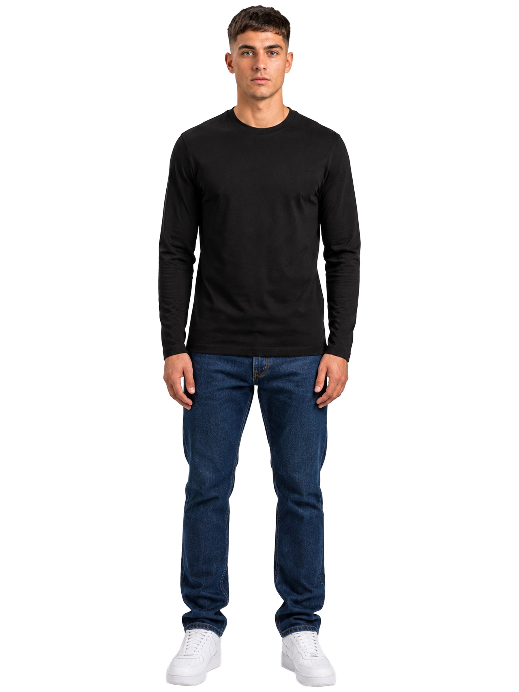 Kruze | Mens Long Sleeve T-Shirts 5 Pack