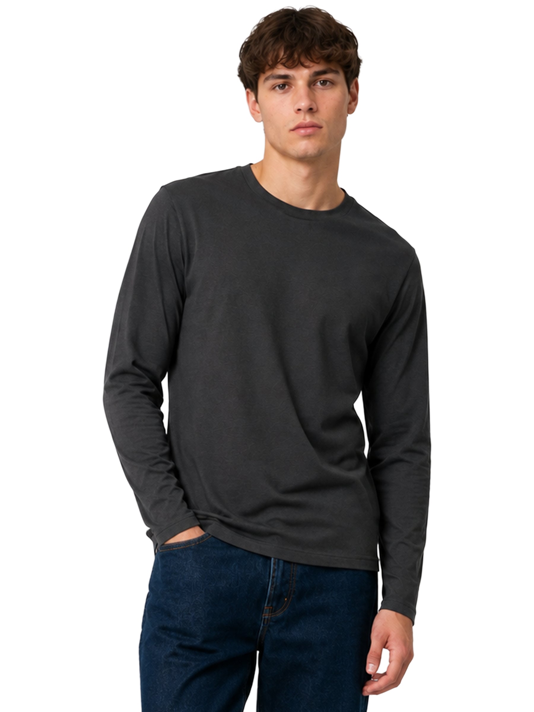 Kruze | Mens Long Sleeve T-Shirts 3 Pack