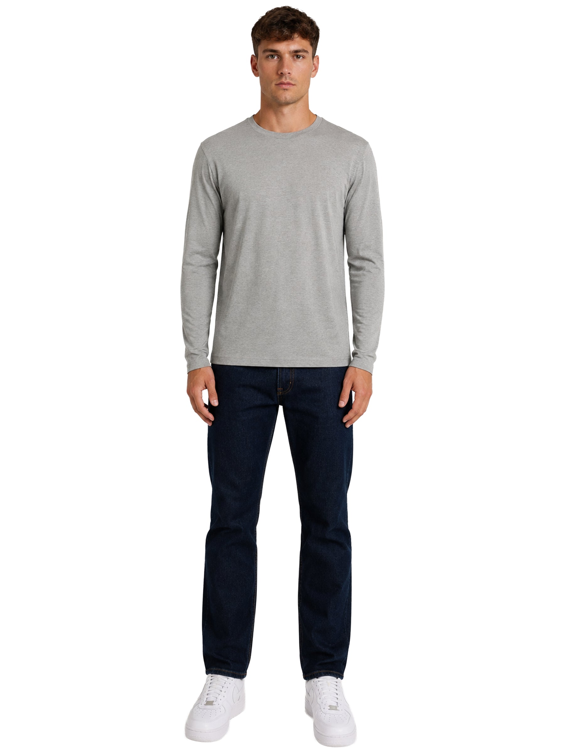 Kruze | Mens Long Sleeve T-Shirts 3 Pack