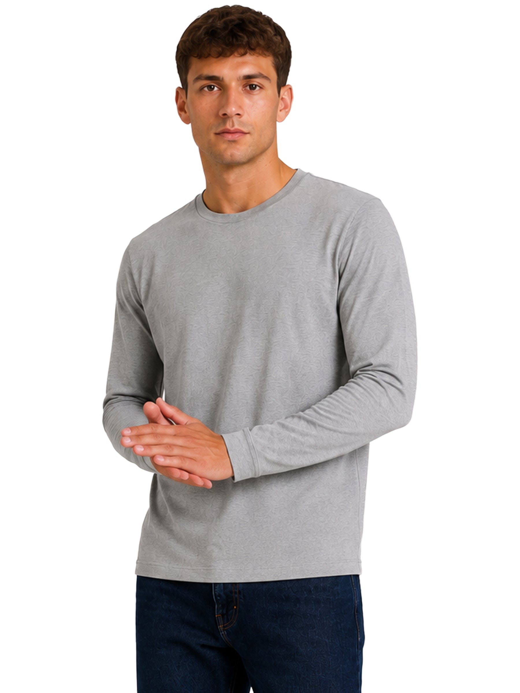 Kruze | Mens Long Sleeve T-Shirts 3 Pack