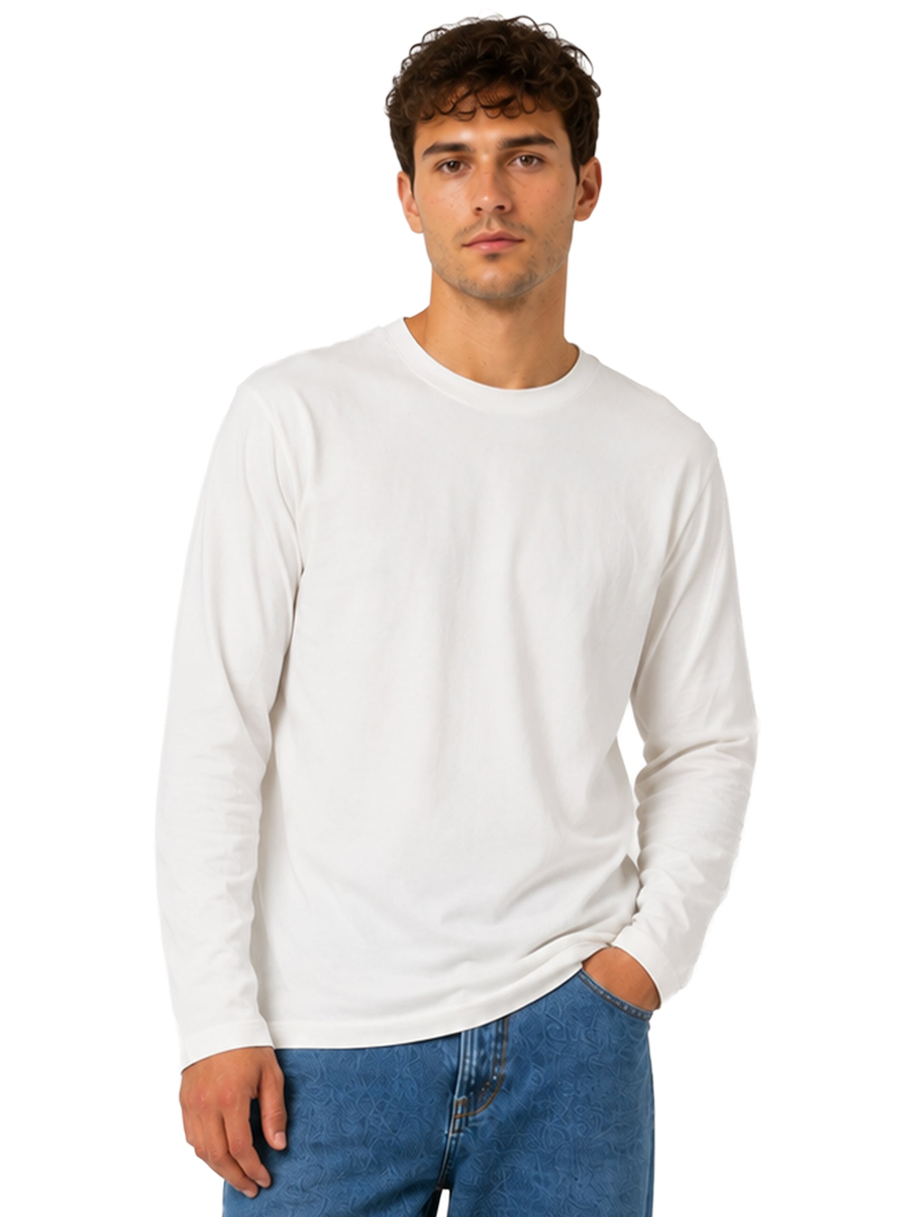 Kruze | Mens Long Sleeve T-Shirts 5 Pack