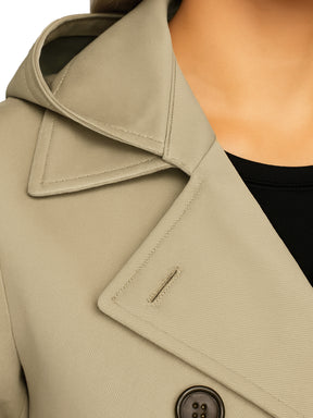 Enzo | Womens Long Trench Coat