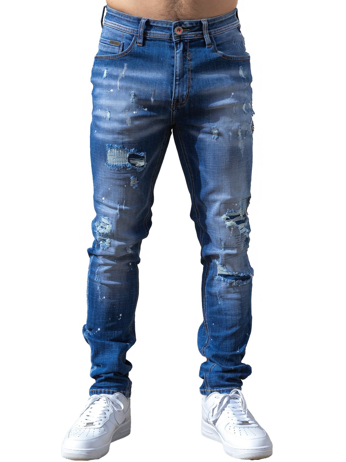 Enzo Milano | Mens Ripped Jeans