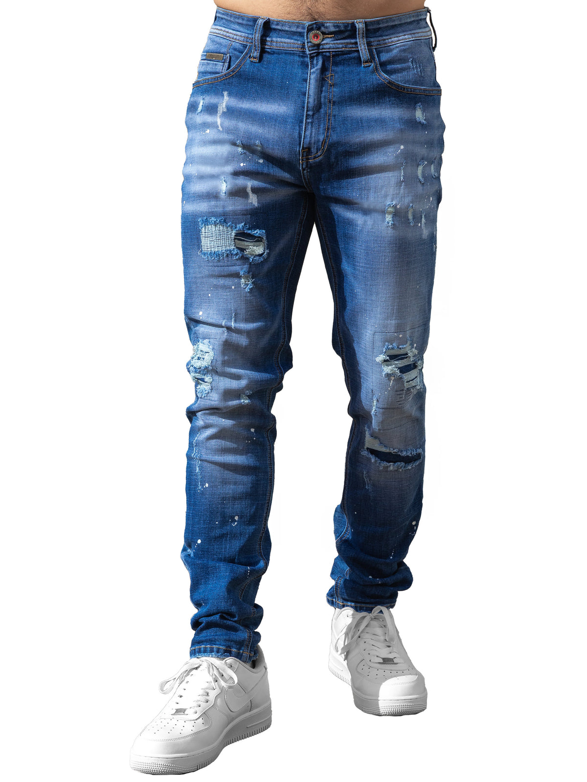 Enzo Milano | Mens Ripped Jeans