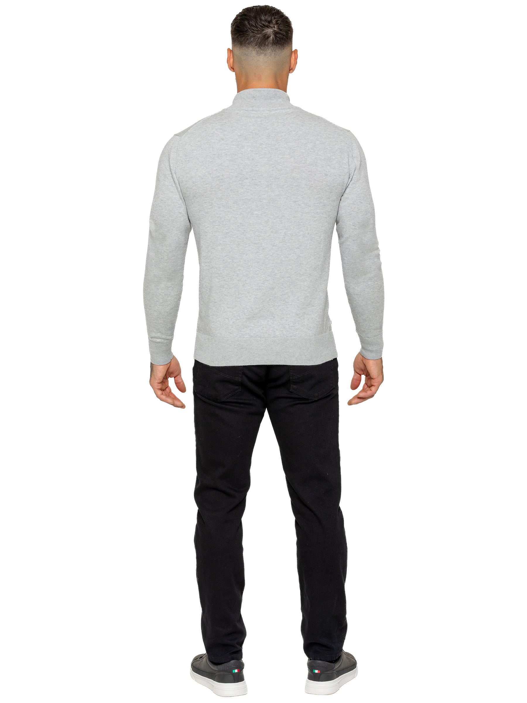 Enzo Milano | Mens Funnel Neck Knit Jumper
