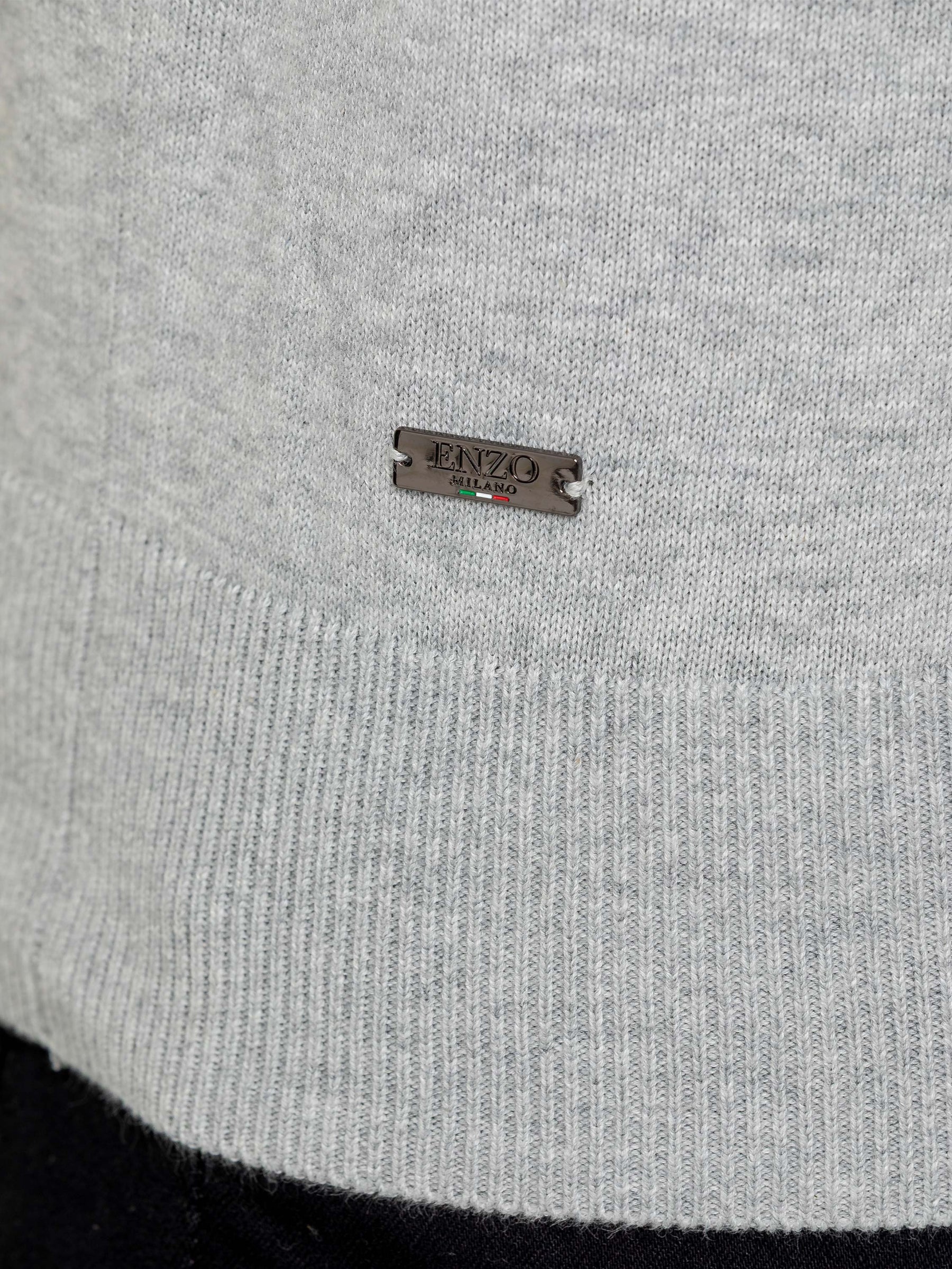 Enzo Milano | Mens Funnel Neck Knit Jumper