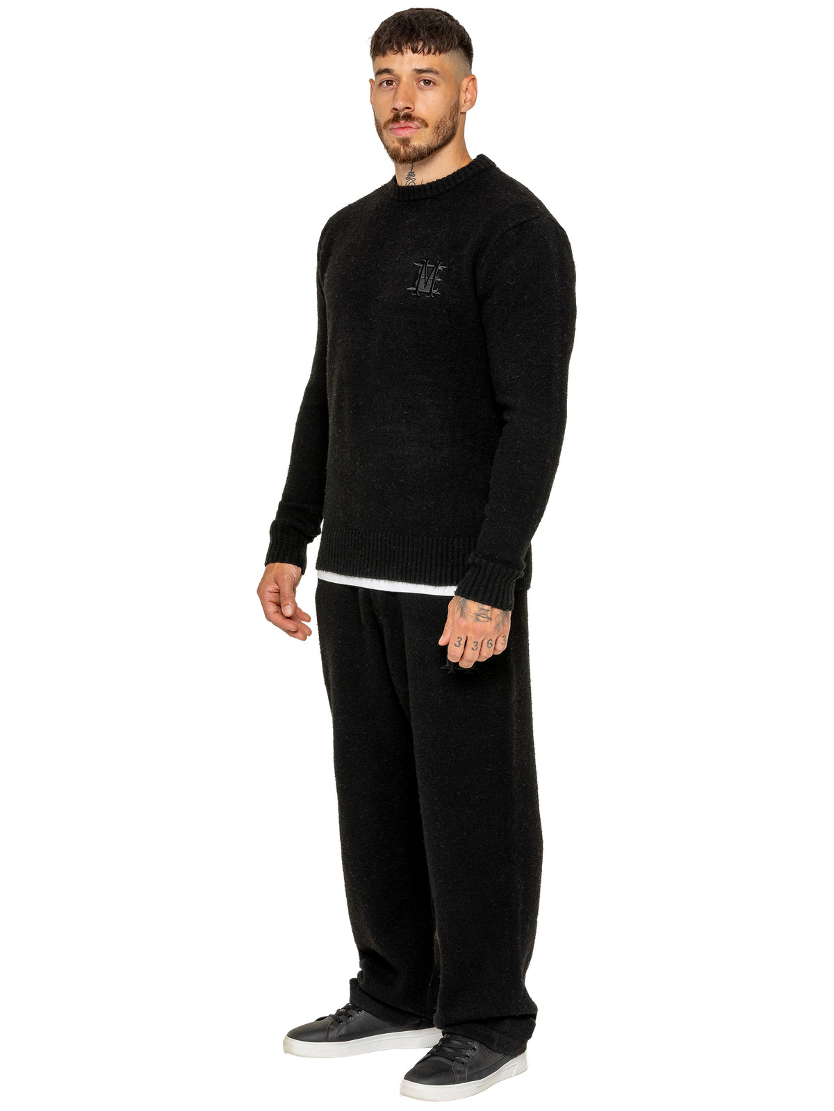 Enzo Milano | Mens Fluffy Knit Sweatshirt
