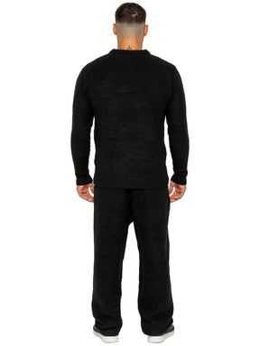 Enzo Milano | Mens Fluffy Knit Sweatshirt