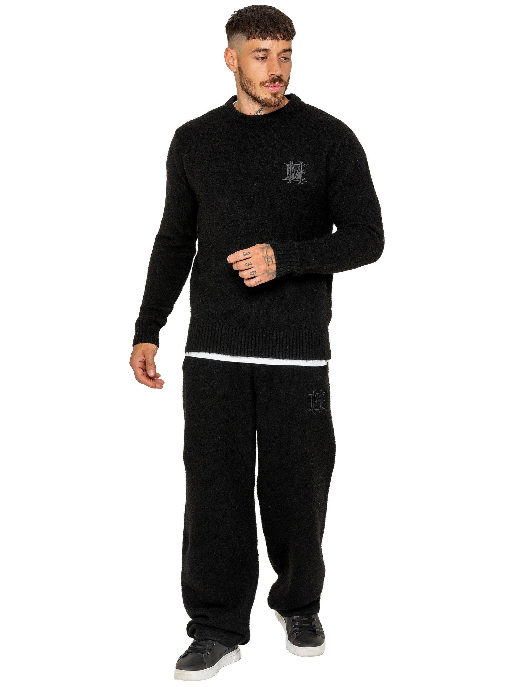 Enzo Milano | Mens Fluffy Knit Sweatshirt