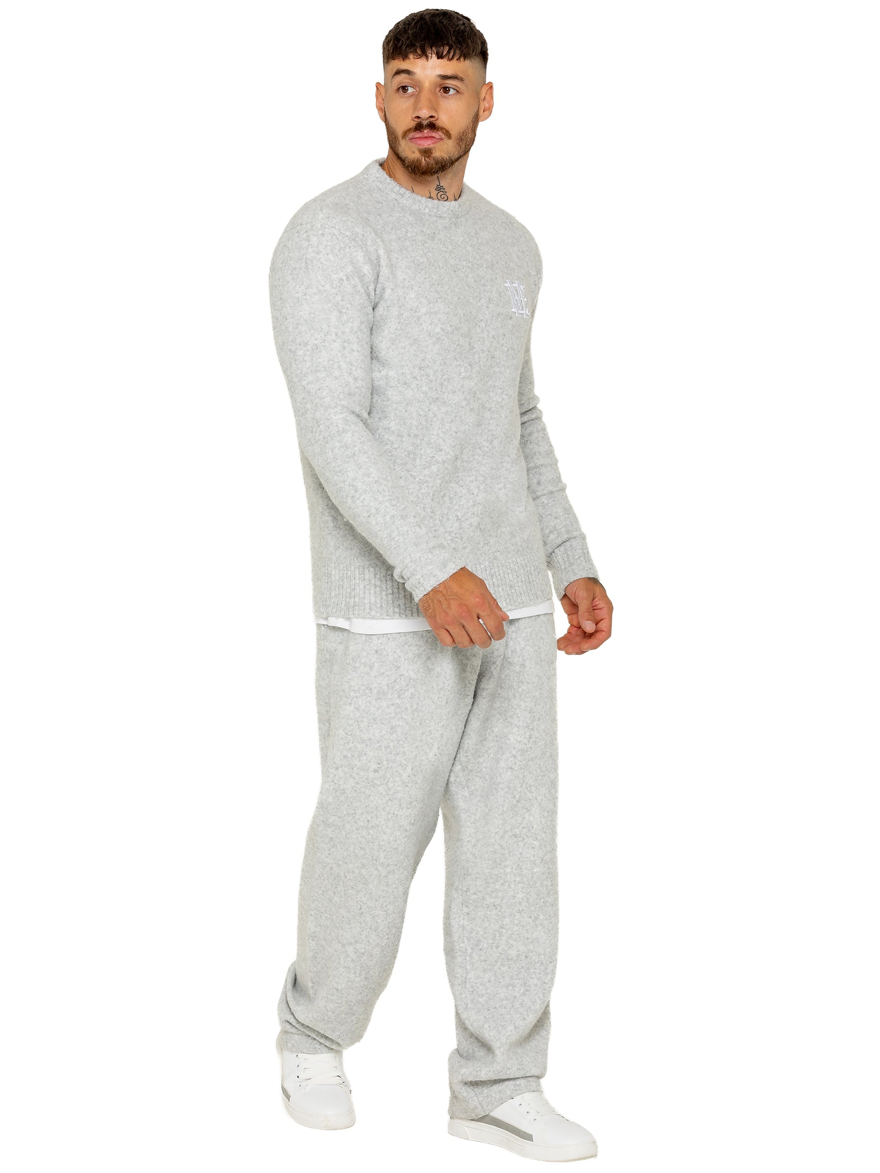Enzo Milano | Mens Fluffy Knit Sweatshirt